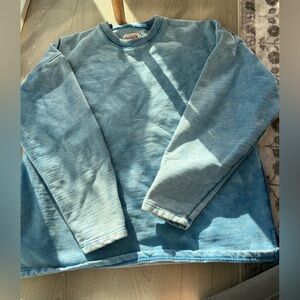 Cozy thick Blue Crewneck Sweatshirt